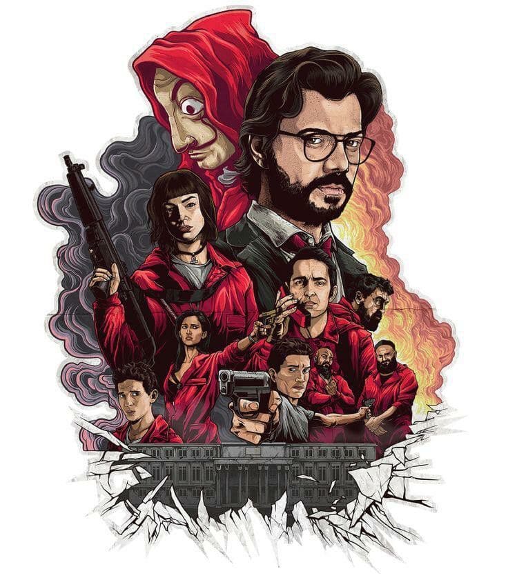 Money Heist Portrait