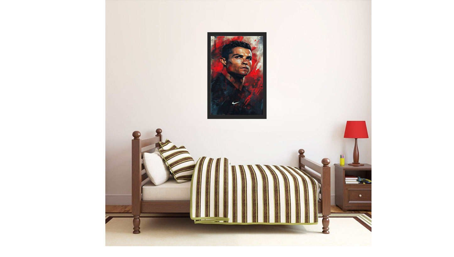 Cristiano Ronaldo Wall Portrait
