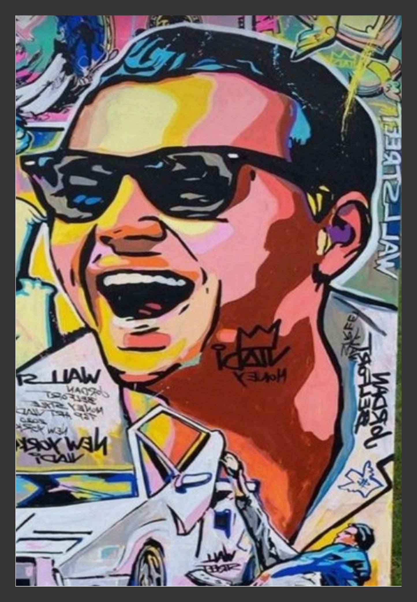 Wolf of wall street wall portrait
