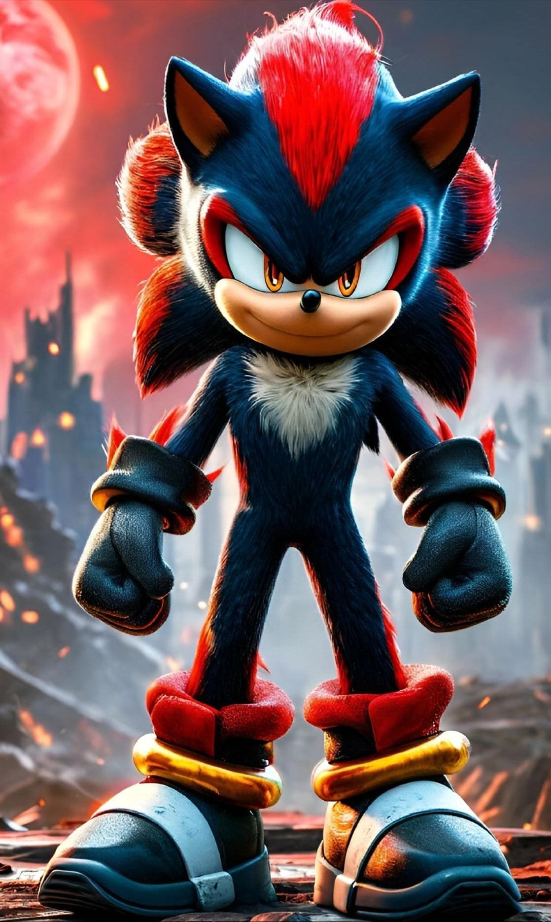 Black Sonic Portrait