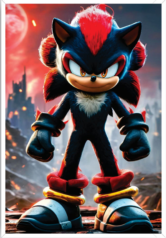 Black Sonic Portrait