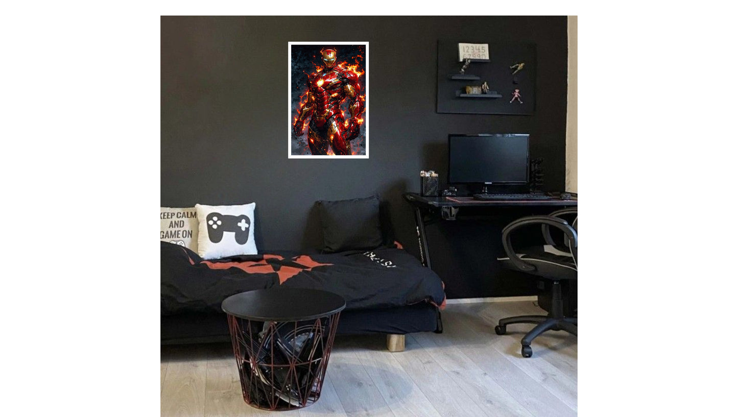 Iron Man Wall Portrait