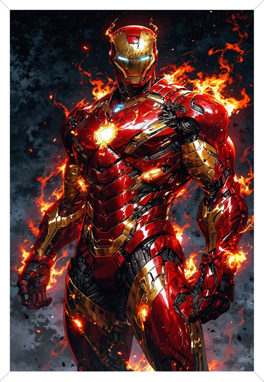 Iron Man Wall Portrait