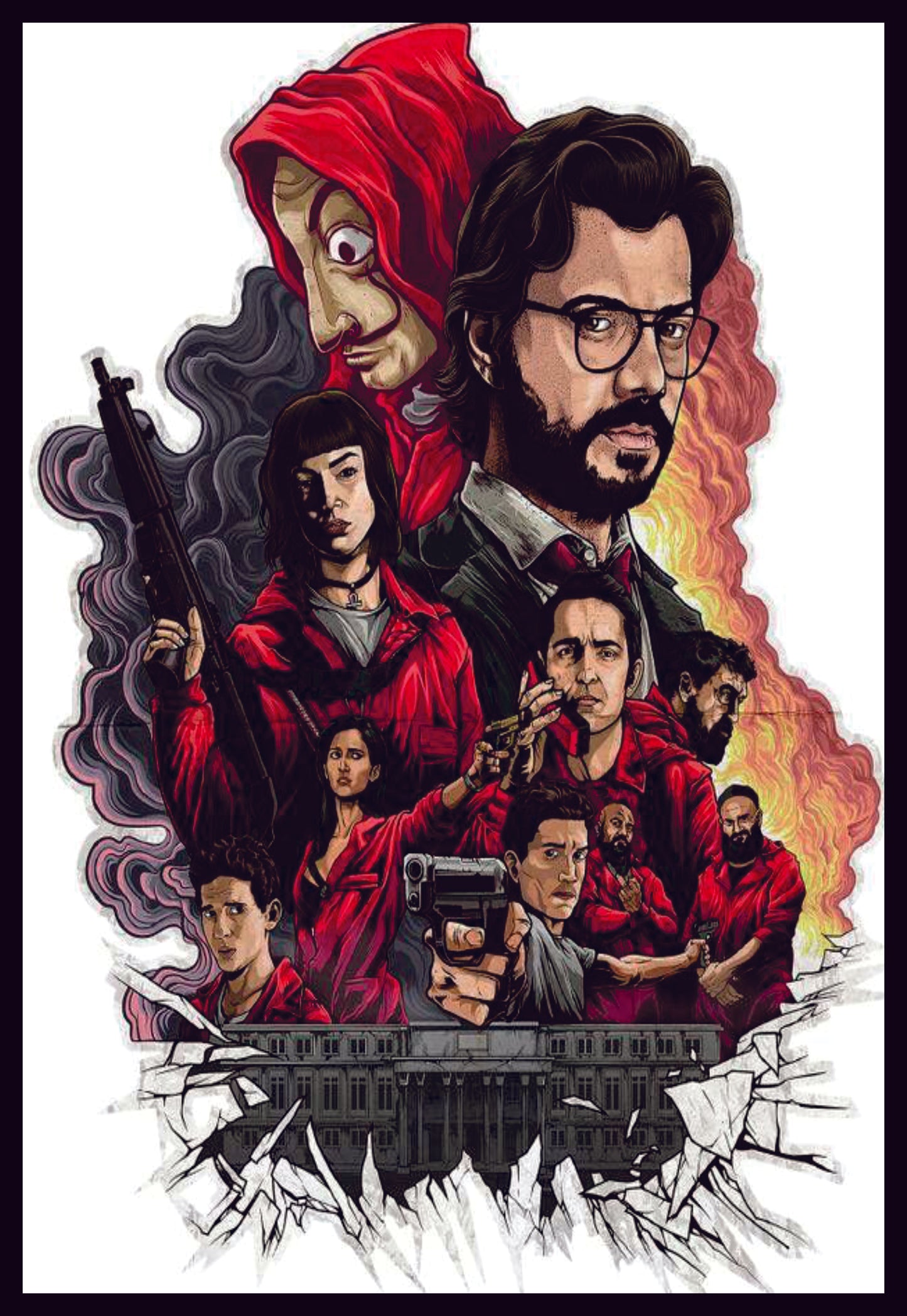 Money Heist Portrait