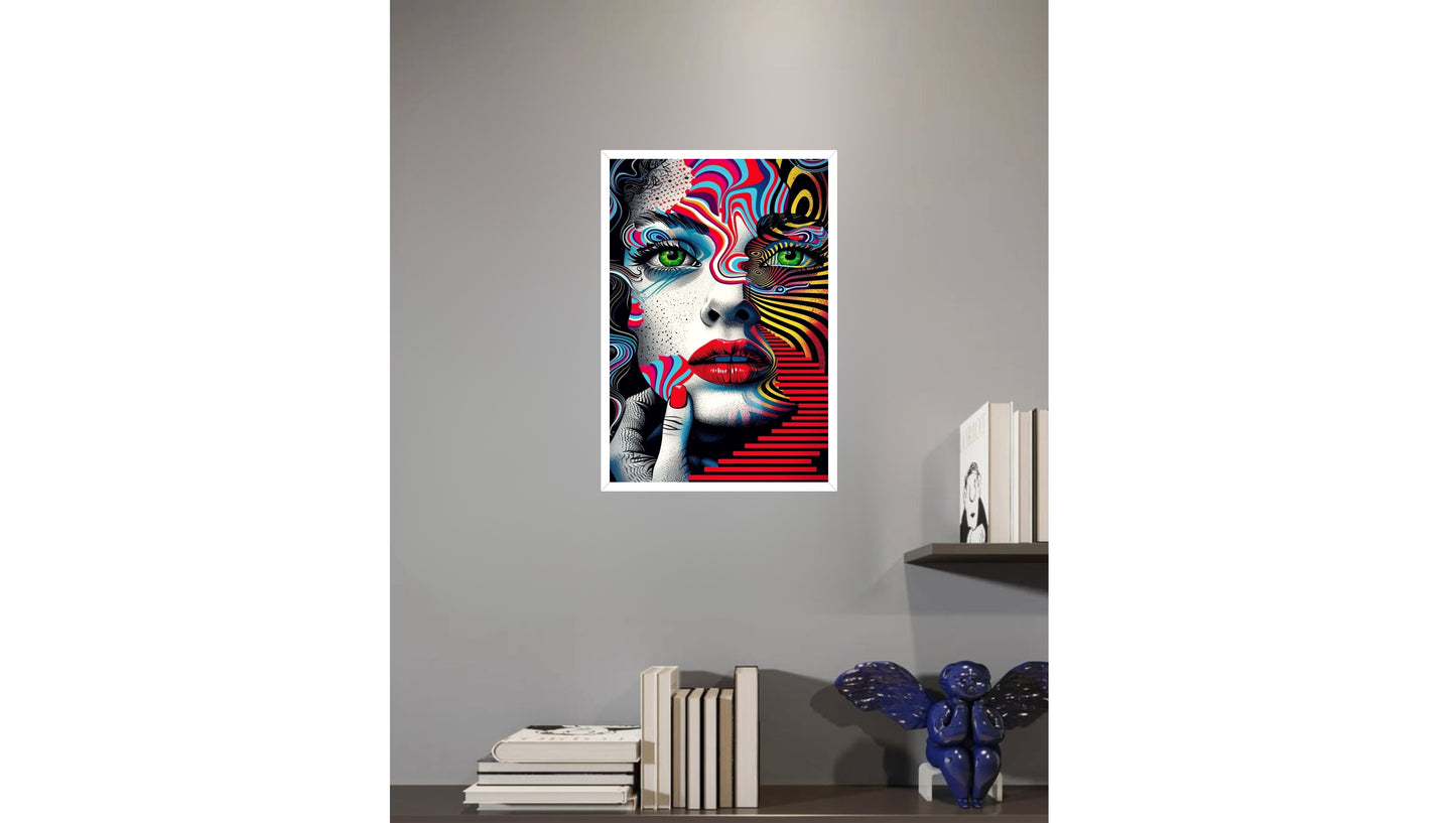 Hallucinating Wall Portrait