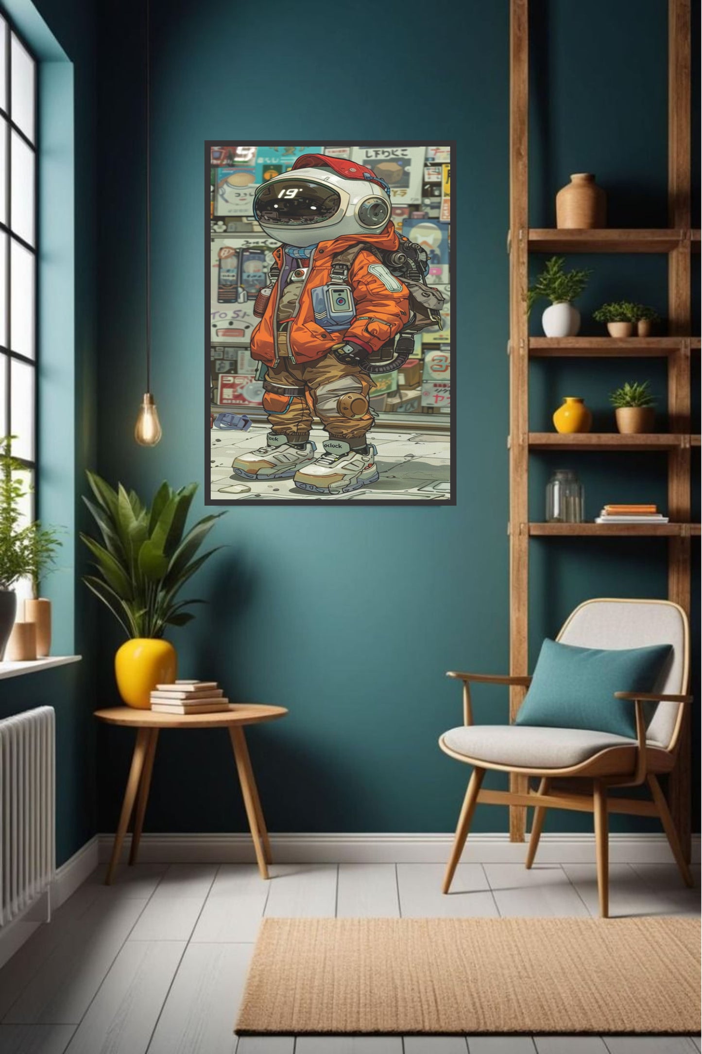Robot Astronaut portrait