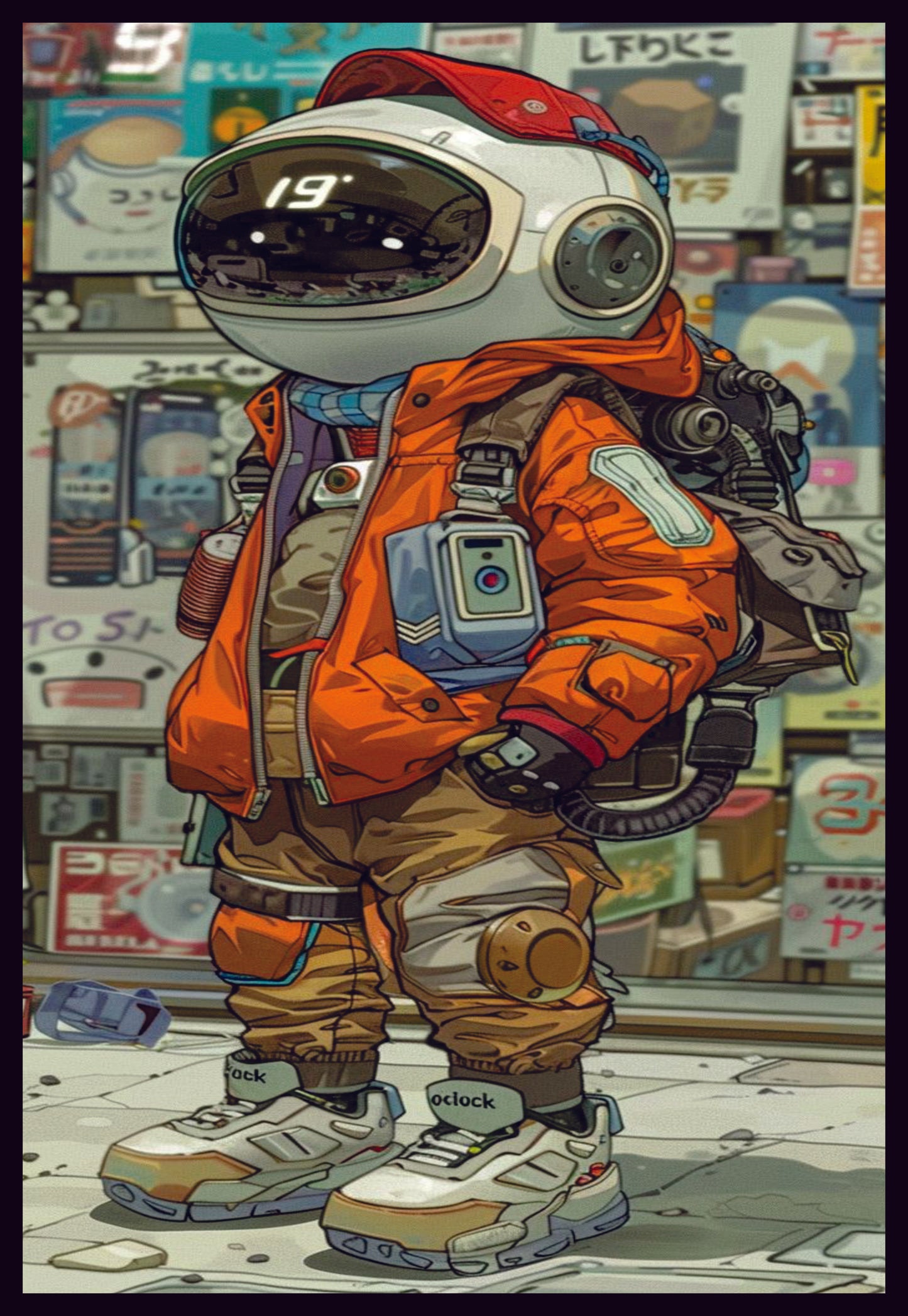 Robot Astronaut portrait