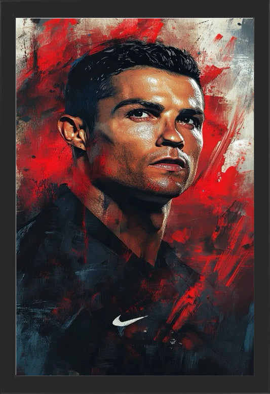 Cristiano Ronaldo Wall Portrait